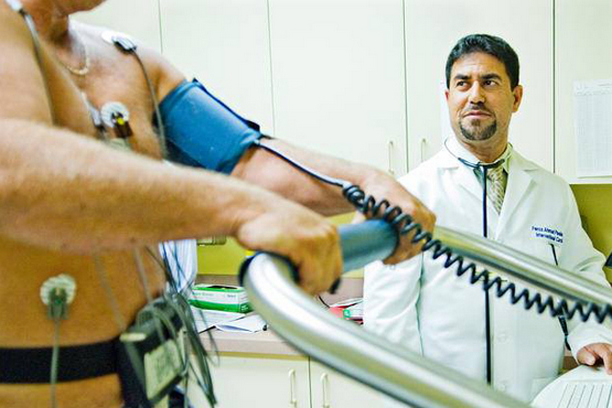Heart Model with Stethoscope