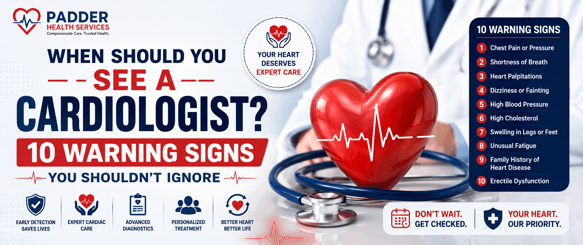 When Should You See a Cardiologist? 10 Warning Signs You Shouldn’t Ignore